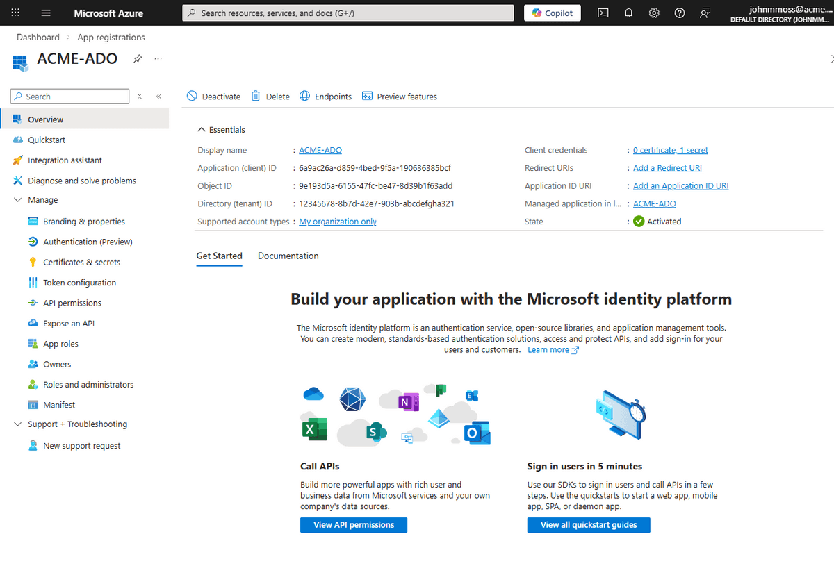 azure devops service connection service principal image 01