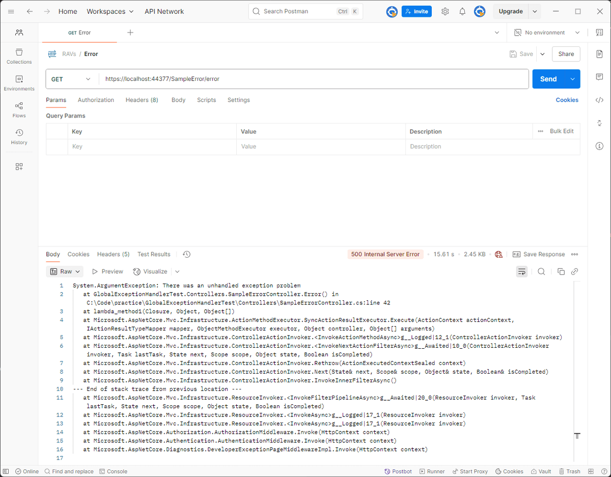 global error handling in aspnet core 8 with iexceptionhandler image 01